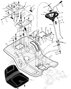 Part Location Diagram of F-020760L Murray Manual And Parts List